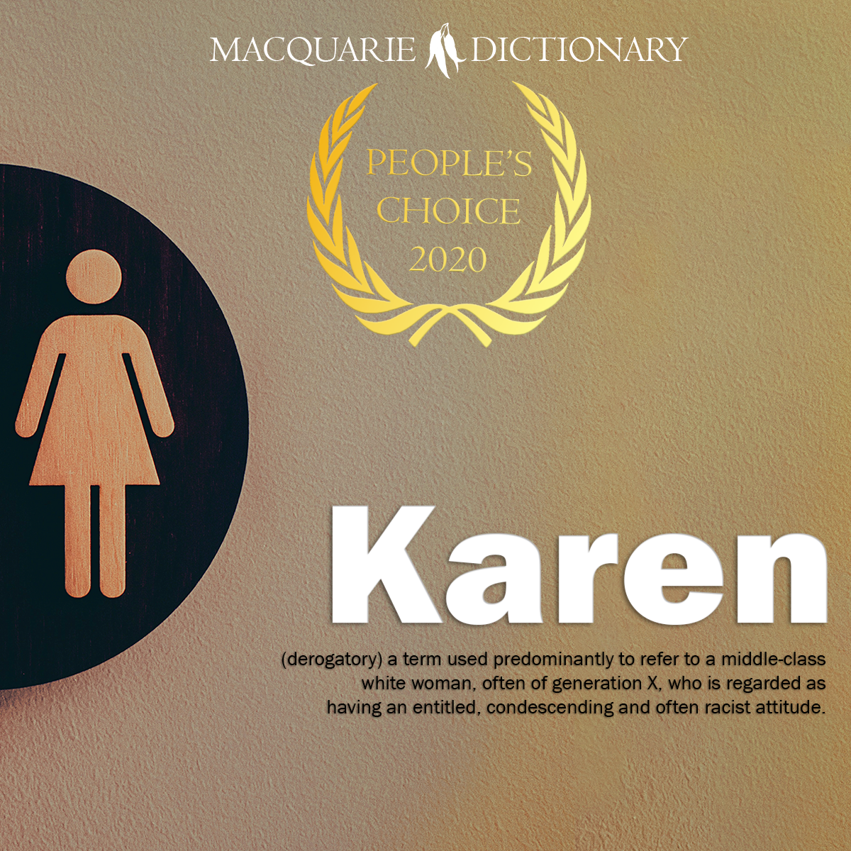 People's Choice Word of the Year 2020 Karen